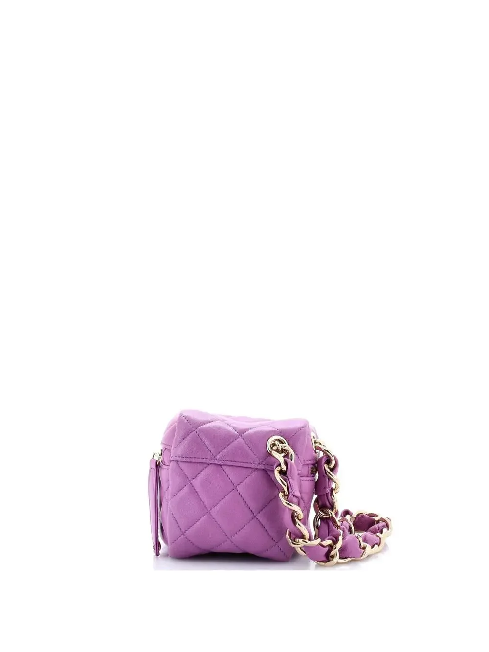 Chanel Cc Cube Zip Clutch With Chain #234719C20B